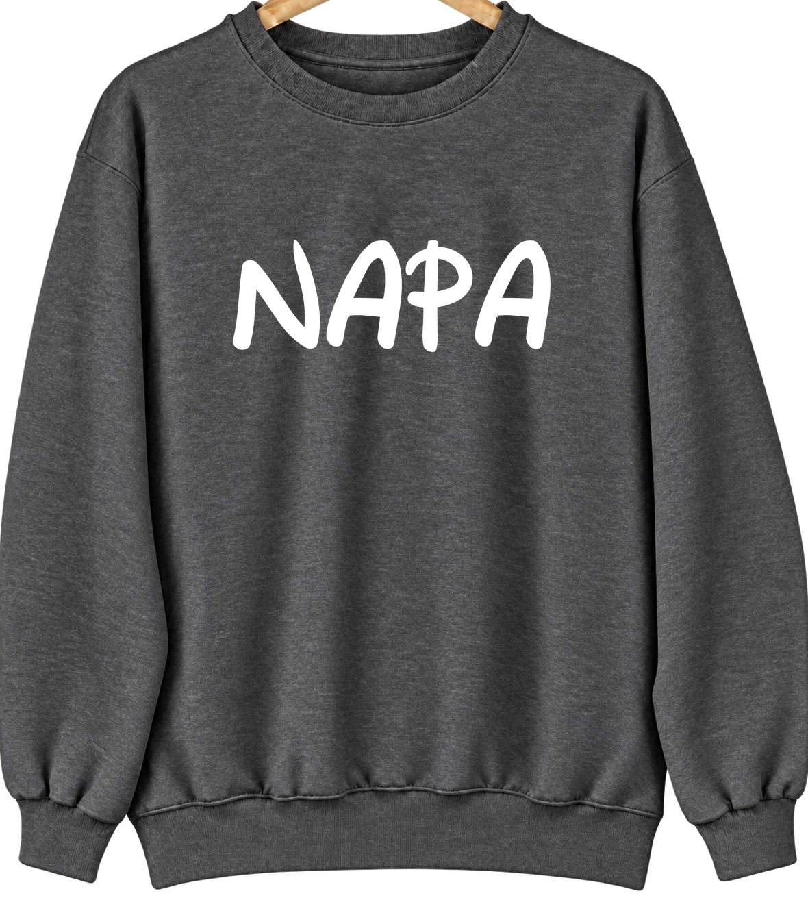 Napa, California Hometown Crewneck — Dark Heather