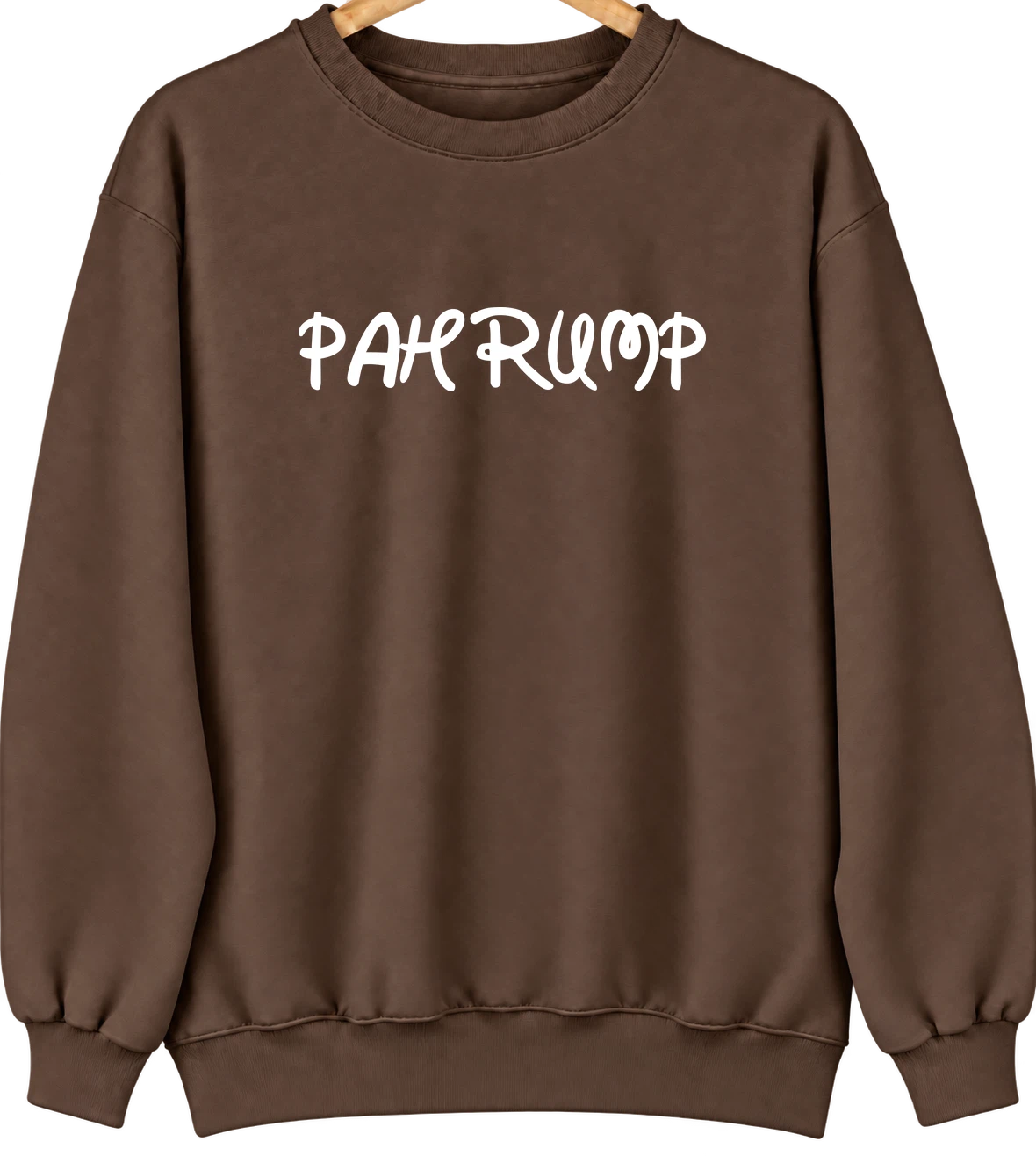 Pahrump, Nevada Hometown Crewneck — Brown