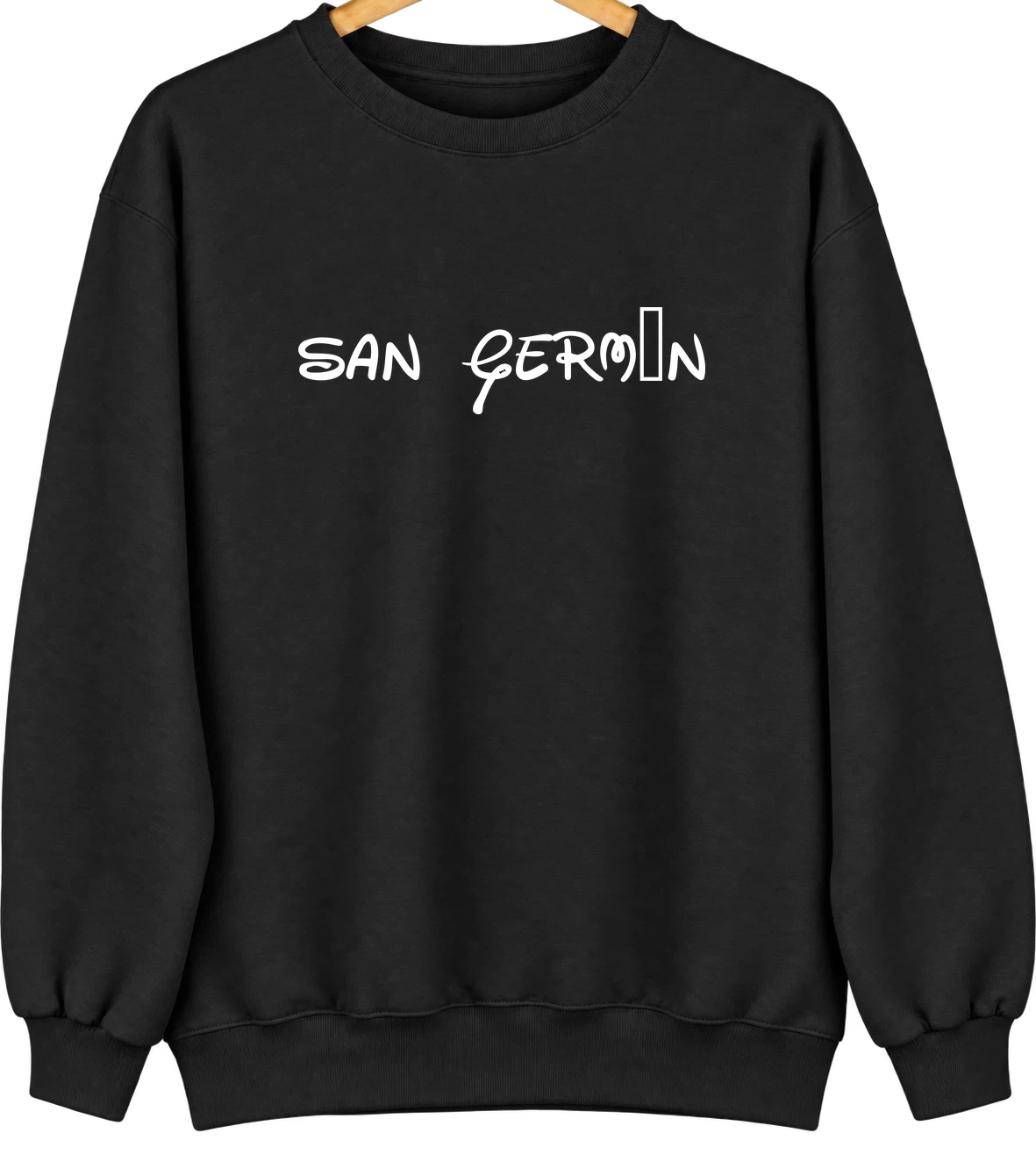 San Germán, Puerto Rico Hometown Crewneck — Black