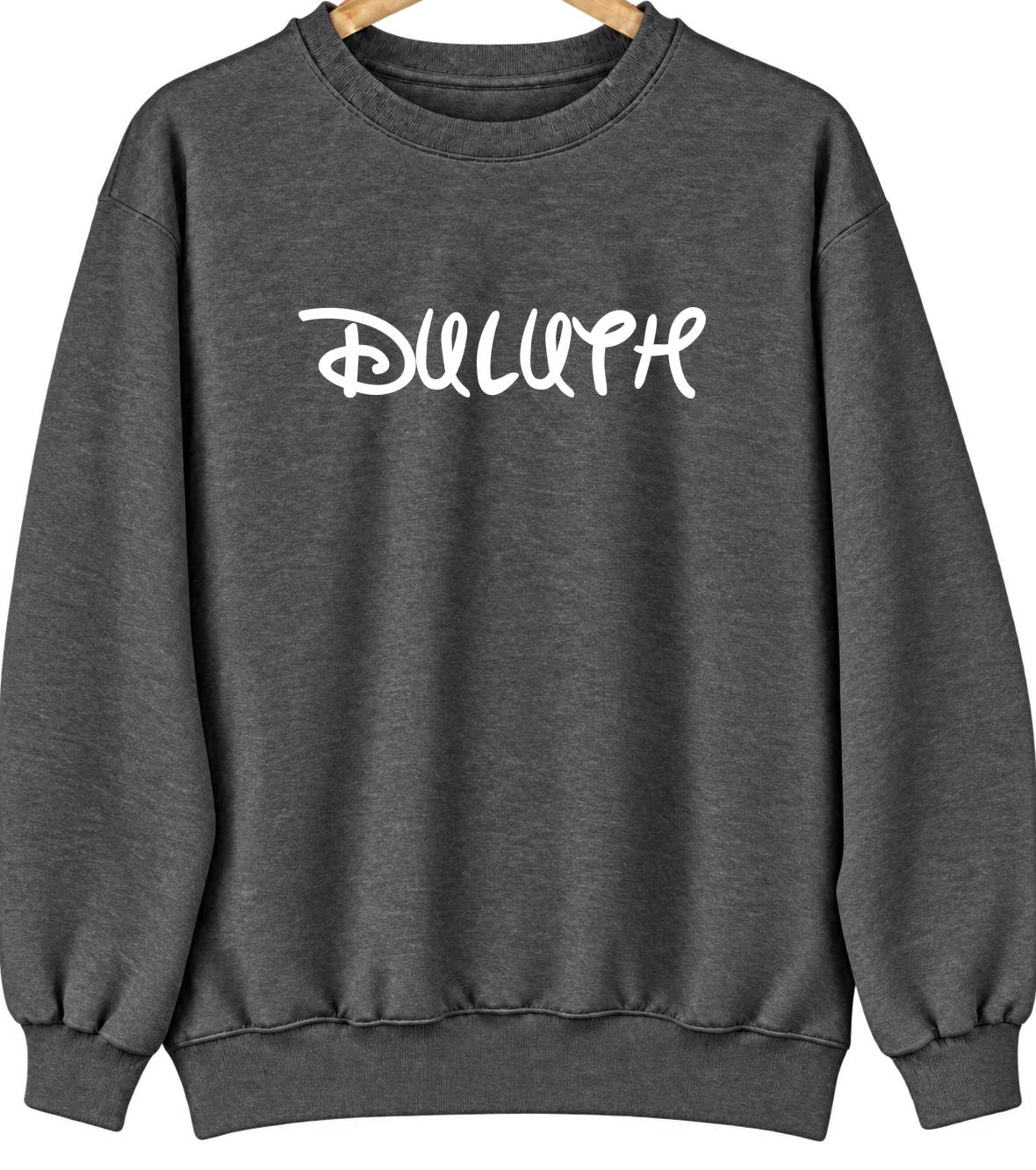 Duluth, Minnesota Hometown Crewneck — Dark Heather