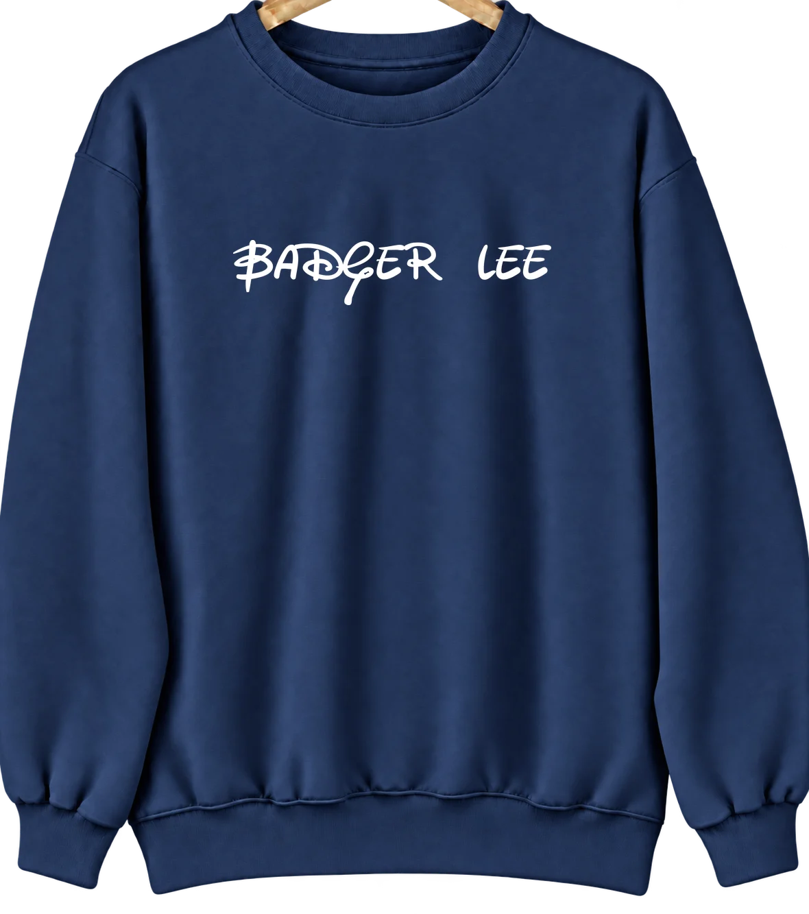 Badger Lee, Oklahoma Hometown Crewneck — Navy