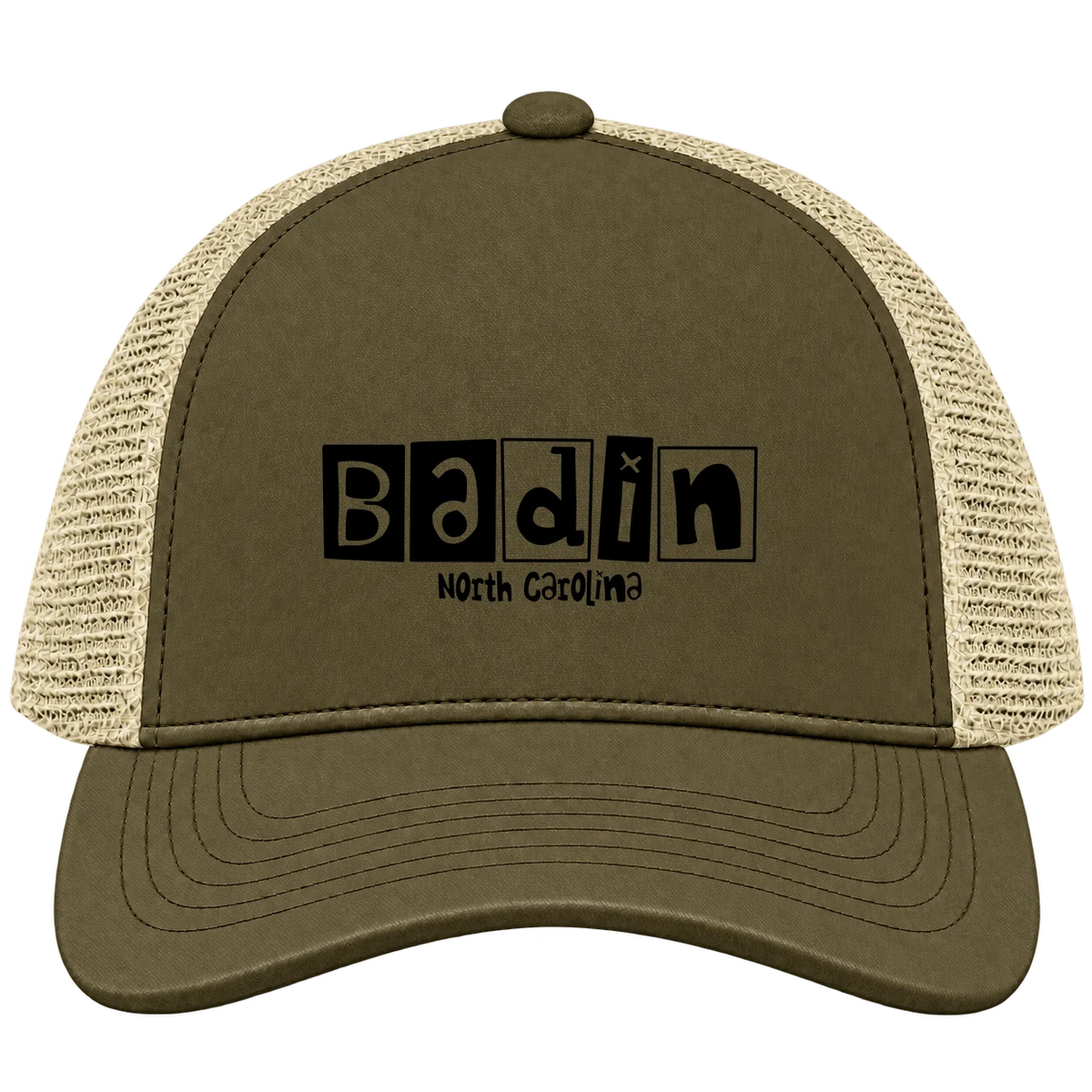 Badin, North Carolina Hometown Trucker Cap