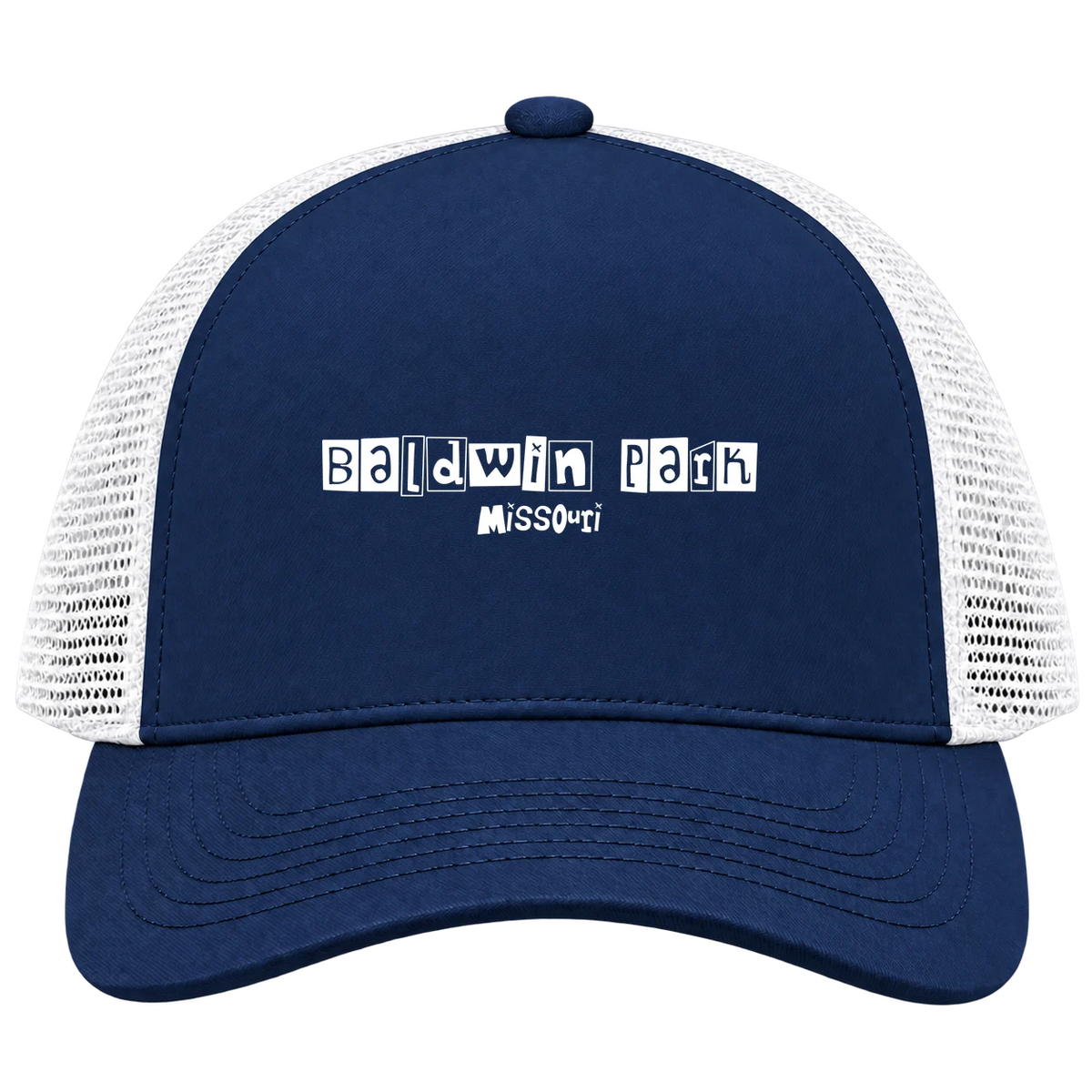 Baldwin Park, Missouri Hometown Trucker Cap