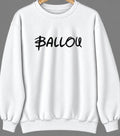 Ballou, Oklahoma Hometown Crewneck — White