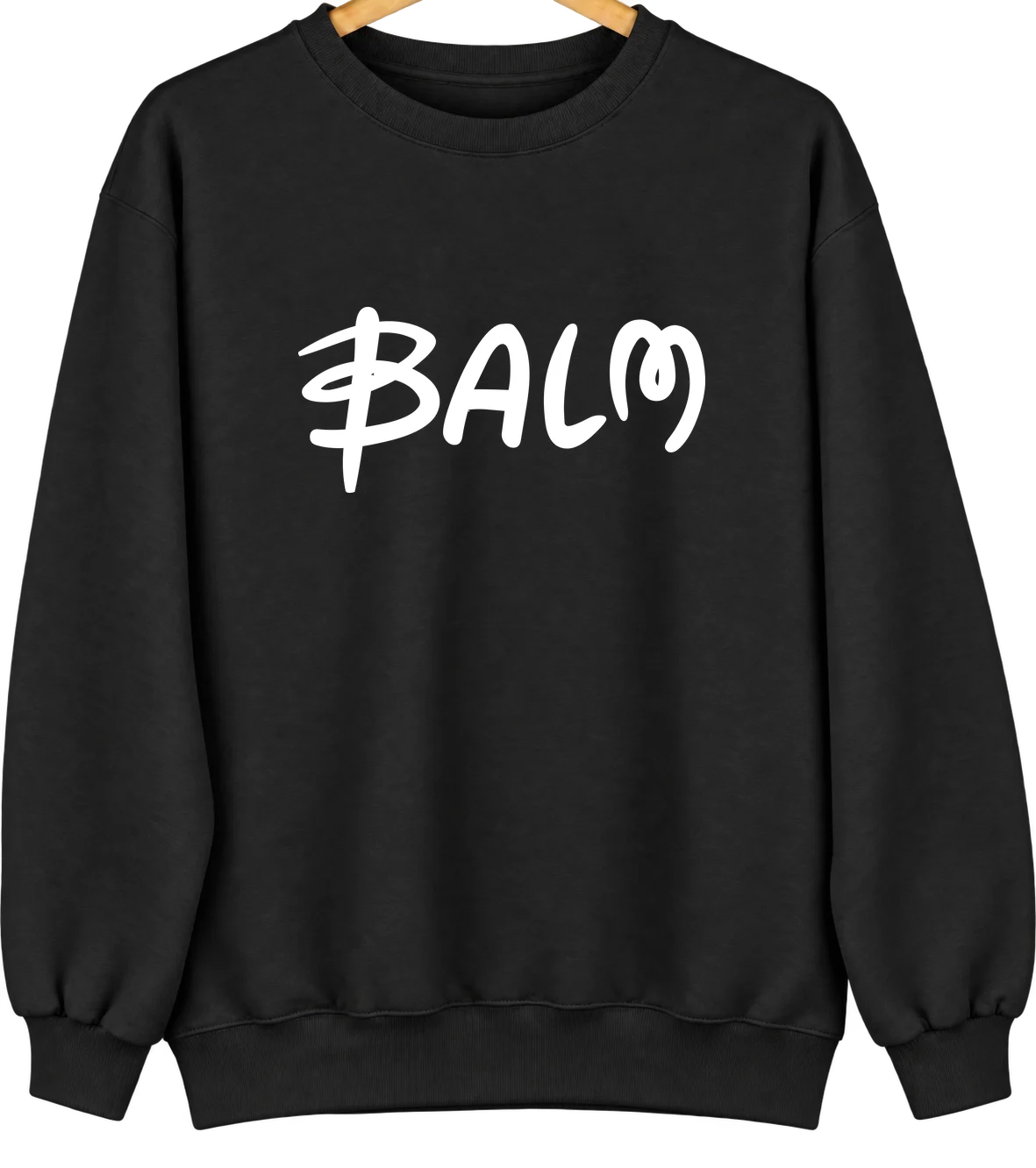 Balm, Florida Hometown Crewneck — Black