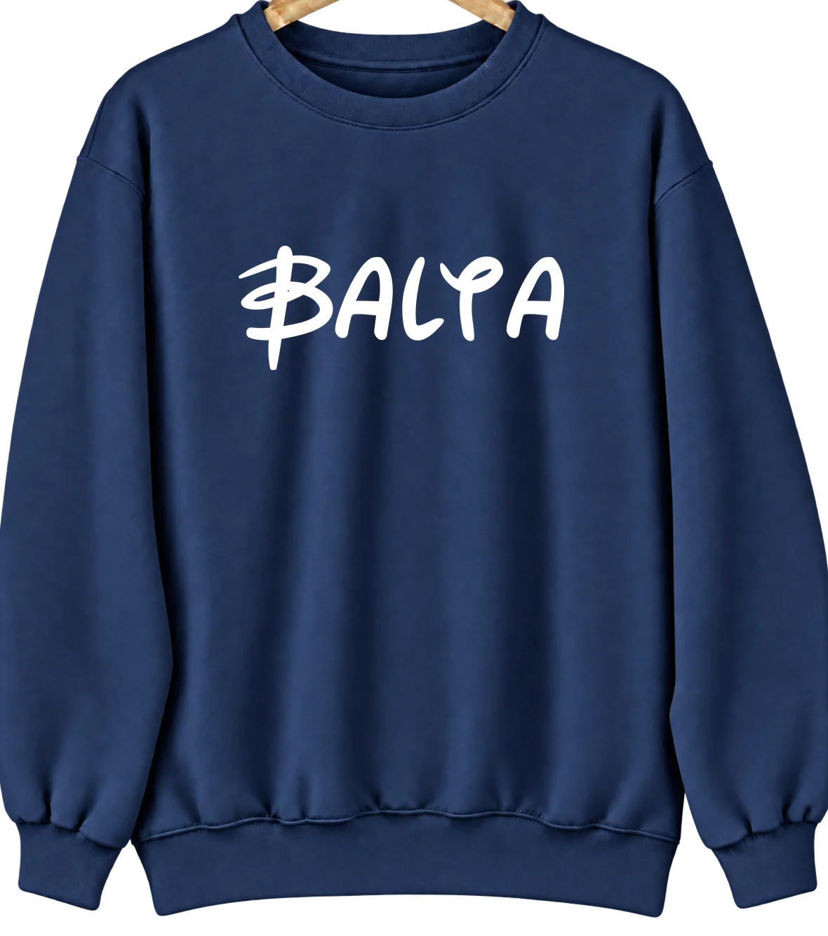 Balta, North Dakota Hometown Crewneck — Navy