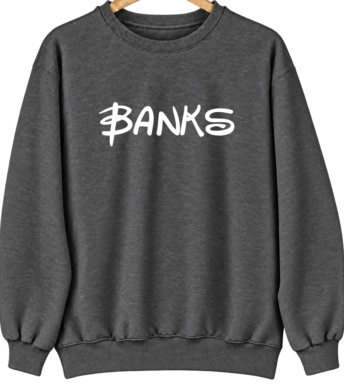 Banks, Idaho Hometown Crewneck — Dark Heather