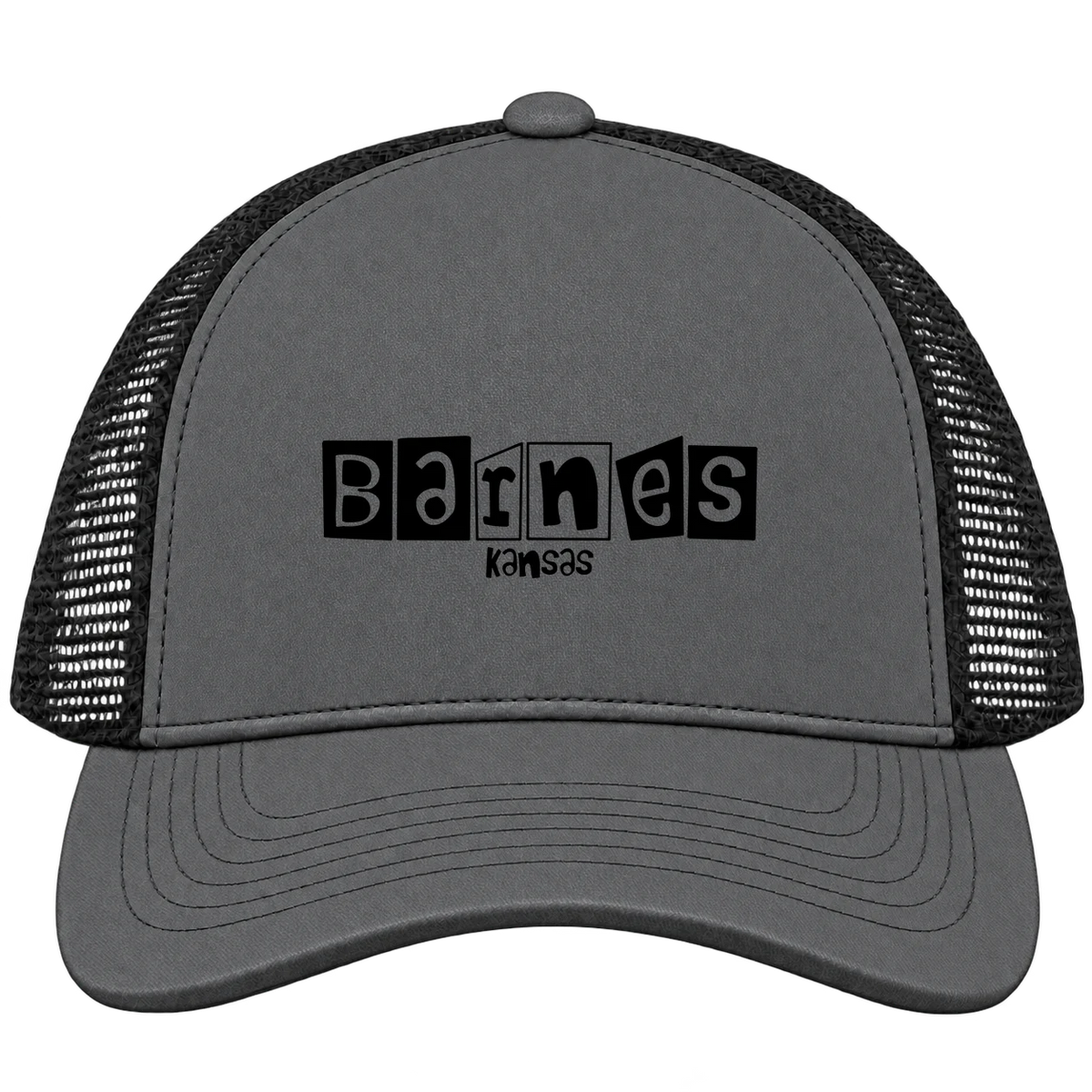 Barnes, Kansas Hometown Trucker Cap