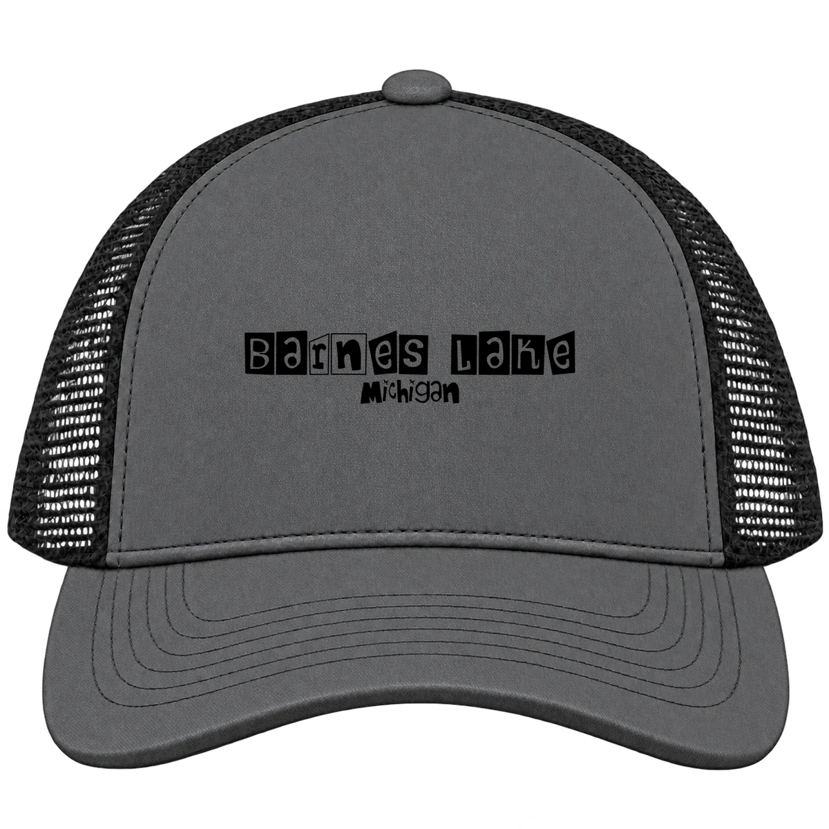 Barnes Lake, Michigan Hometown Trucker Cap