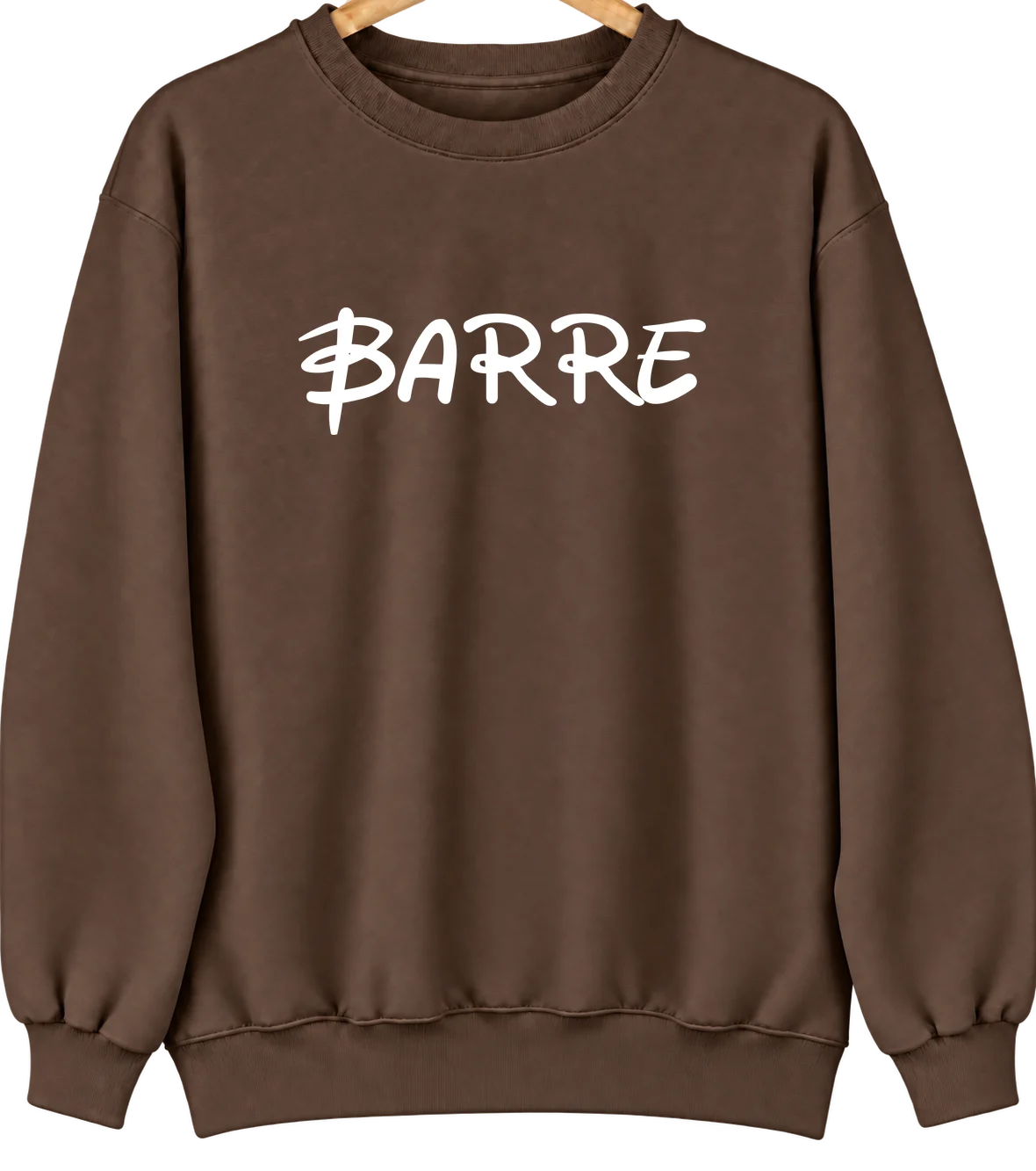 Barre, Vermont Hometown Crewneck — Brown