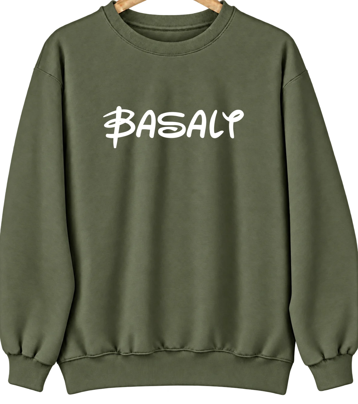 Basalt, Colorado Hometown Crewneck — Military Green