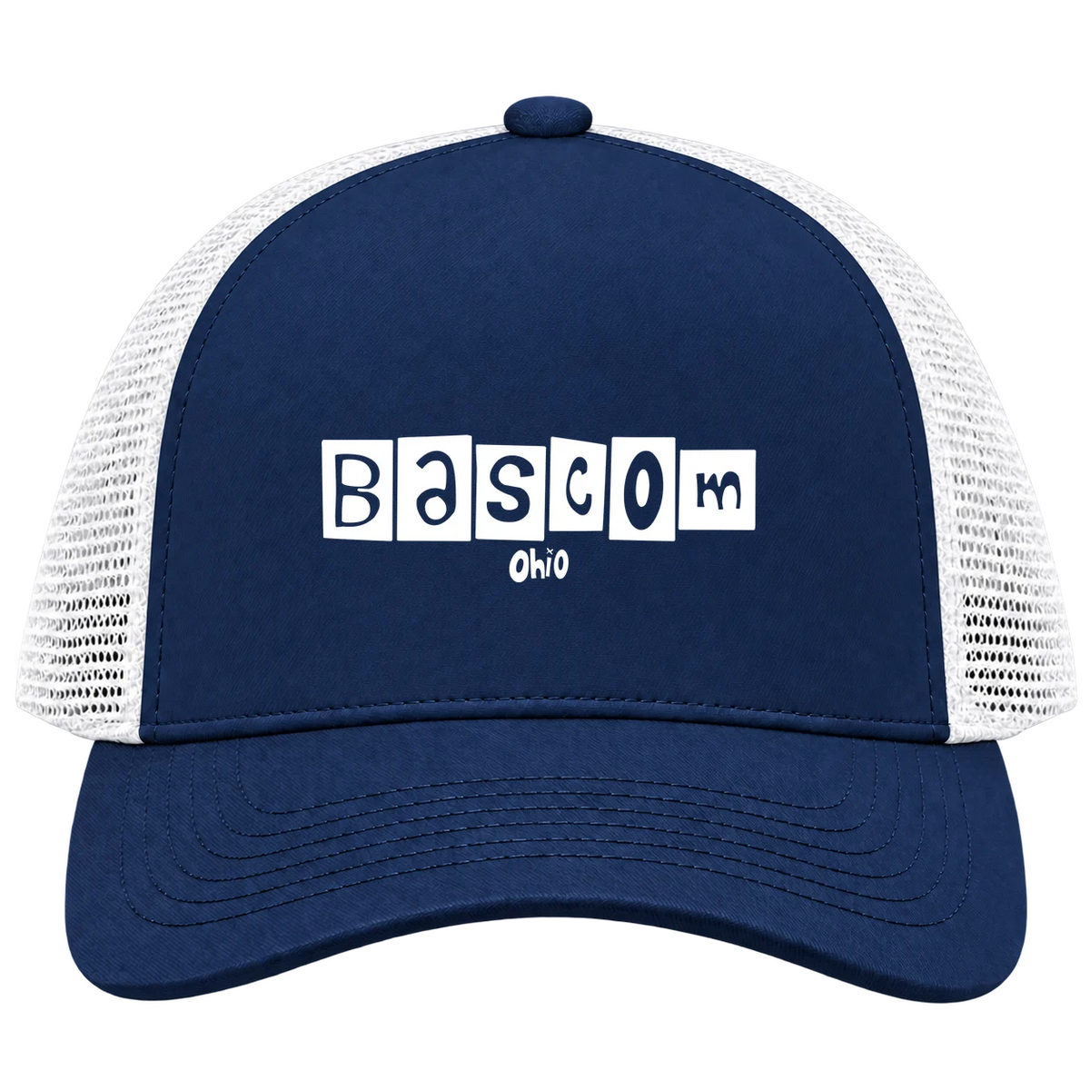 Bascom, Ohio Hometown Trucker Cap