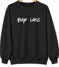 Bay Lake, Florida Hometown Crewneck — Black