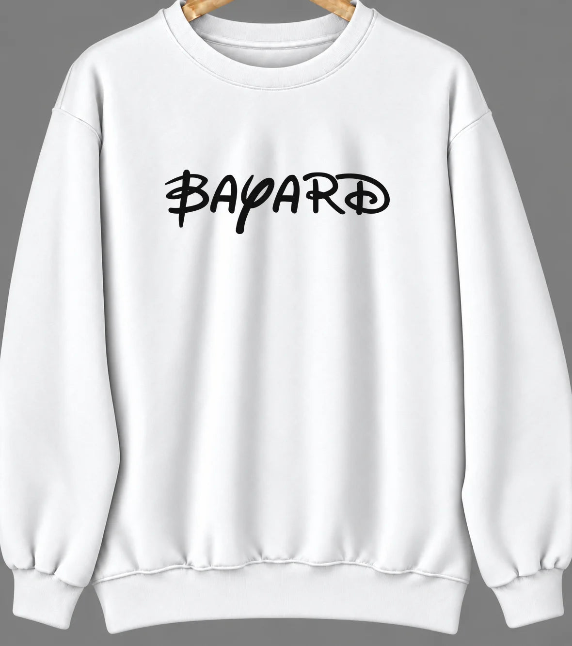 Bayard, West Virginia Hometown Crewneck — White