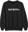 Ashburn, Virginia Hometown Crewneck — Black