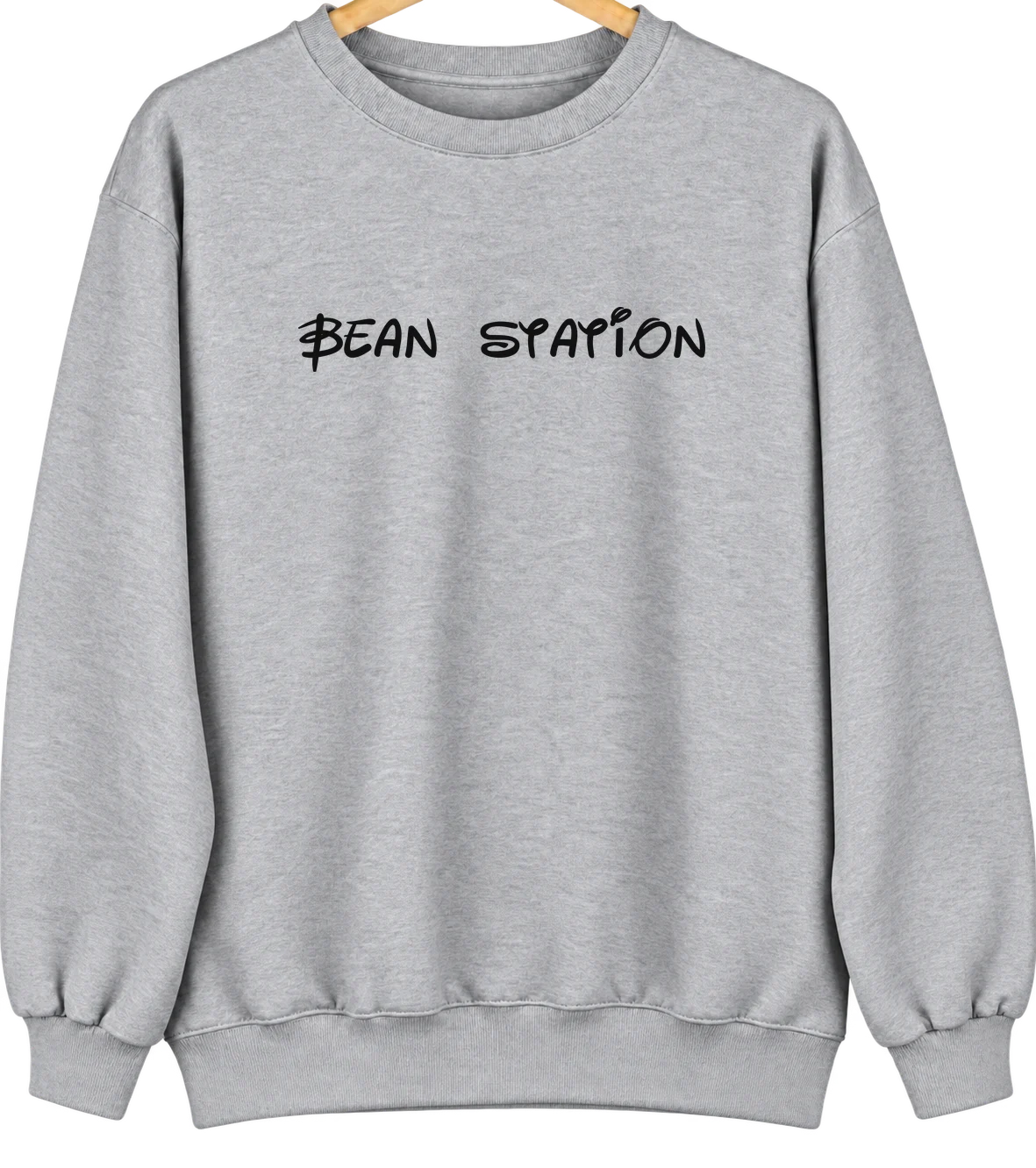 Bean Station, Tennessee Hometown Crewneck — Sport Grey