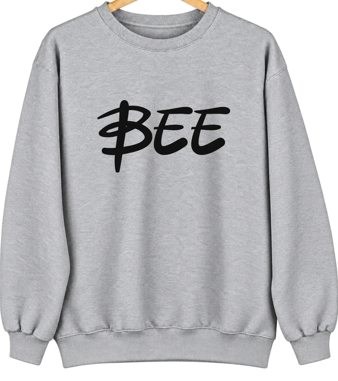 Bee, Oklahoma Hometown Crewneck — Sport Grey