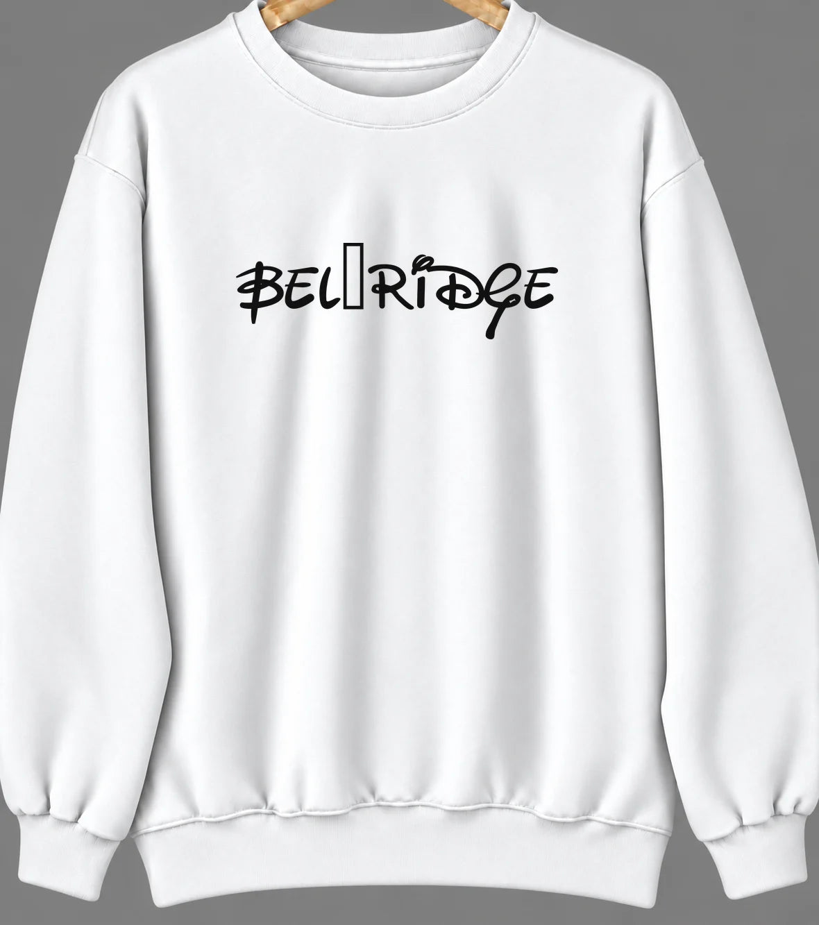 Bel-Ridge, Missouri Hometown Crewneck — White