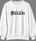 Belen, New Mexico Hometown Crewneck — White