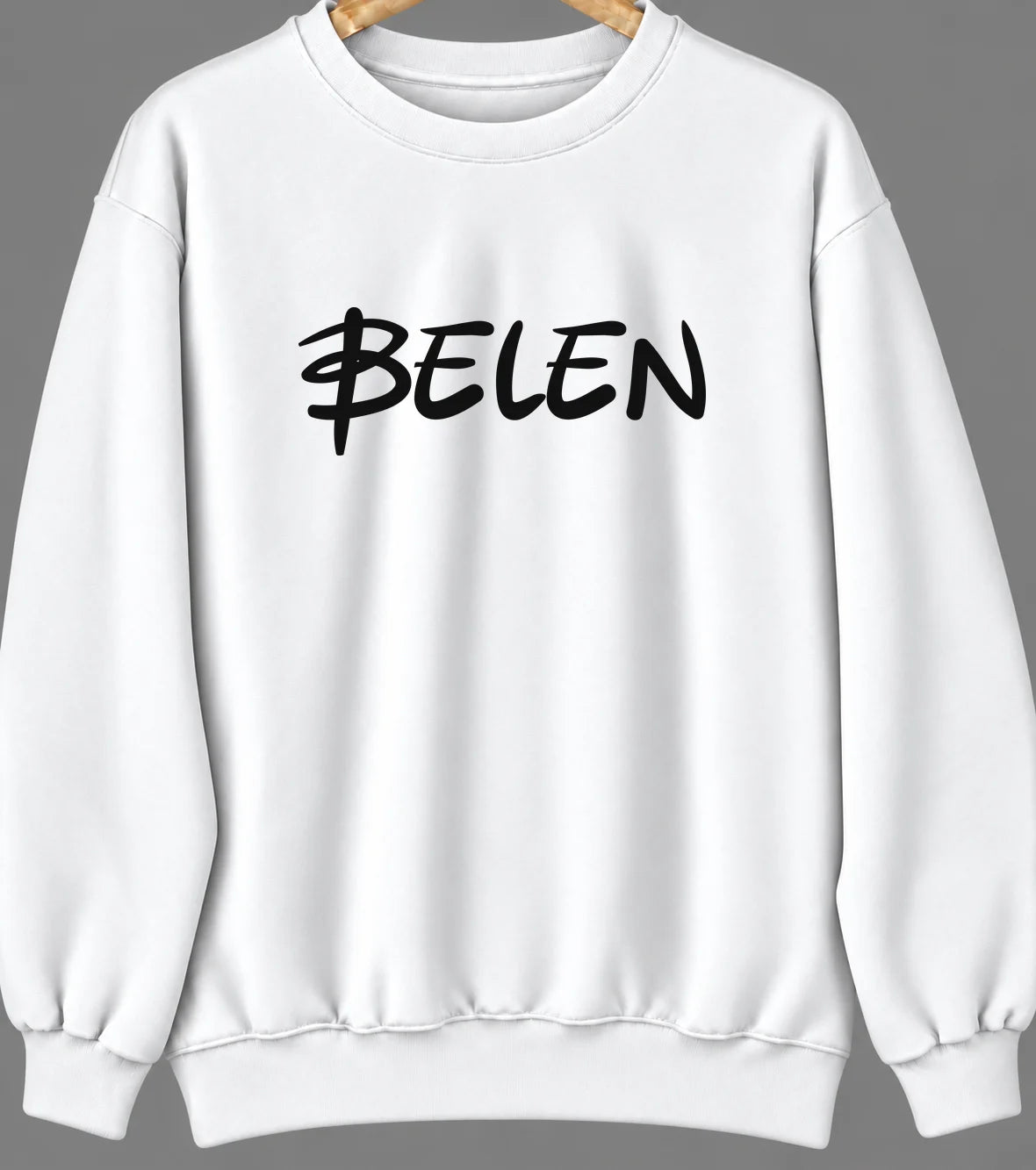 Belen, New Mexico Hometown Crewneck — White