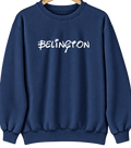 Belington, West Virginia Hometown Crewneck — Navy