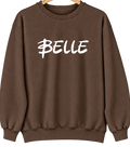 Belle, Missouri Hometown Crewneck — Brown