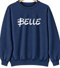 Belle, West Virginia Hometown Crewneck — Navy