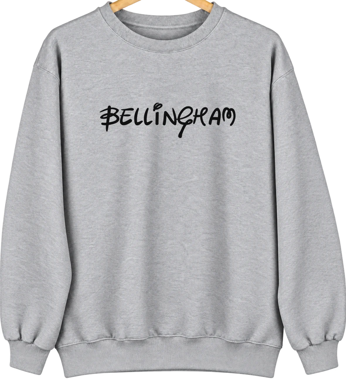 Bellingham, Minnesota Hometown Crewneck — Sport Grey