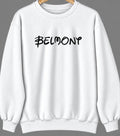 Belmont, California Hometown Crewneck — White