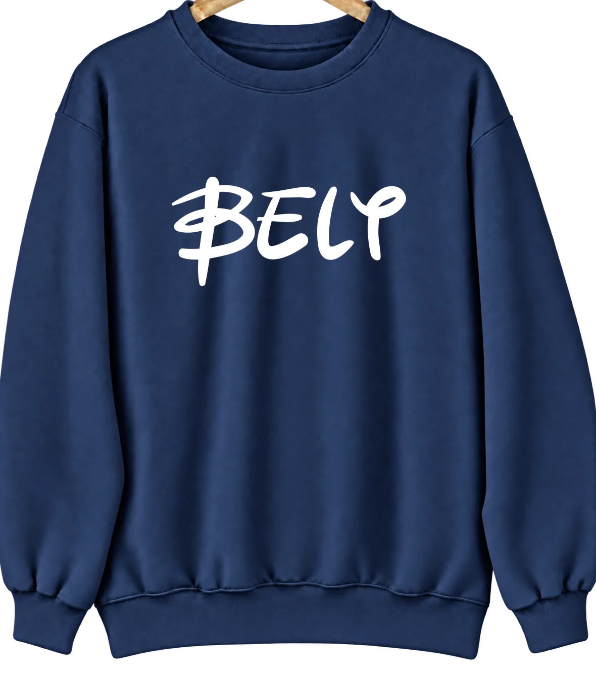 Belt, Montana Hometown Crewneck — Navy