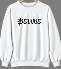 Belvue, Kansas Hometown Crewneck — White
