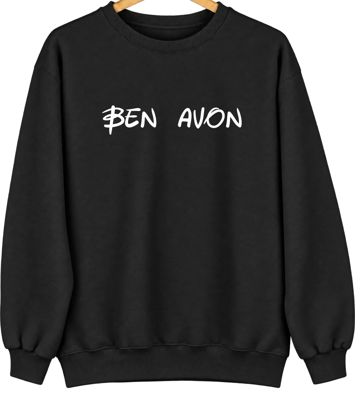 Ben Avon, Pennsylvania Hometown Crewneck — Black