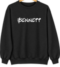 Bennett, Colorado Hometown Crewneck — Black