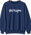 Berwyn, Nebraska Hometown Crewneck — Navy