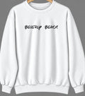 Beverly Beach, Florida Hometown Crewneck — White