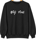 Big Pine, California Hometown Crewneck — Black