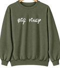 Big Piney, Wyoming Hometown Crewneck — Military Green