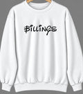 Billings, Missouri Hometown Crewneck — White
