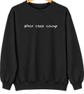 Birch Creek Colony, Montana Hometown Crewneck — Black