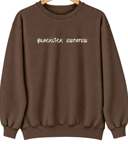 Blacklick Estates, Ohio Hometown Crewneck — Brown