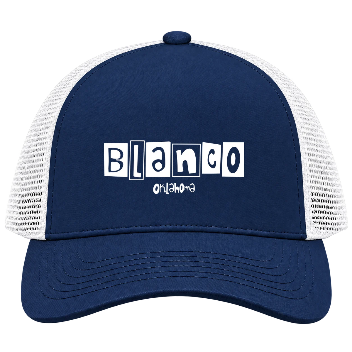 Blanco, Oklahoma Hometown Trucker Cap