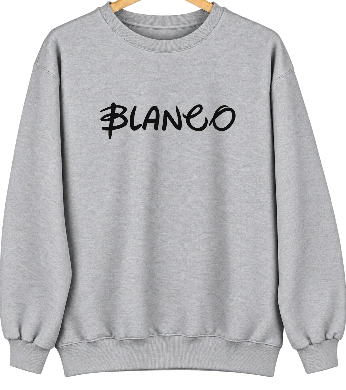 Blanco, Texas Hometown Crewneck — Sport Grey