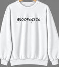 Bloomington, Nebraska Hometown Crewneck — White