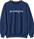 Bloomington, Texas Hometown Crewneck — Navy
