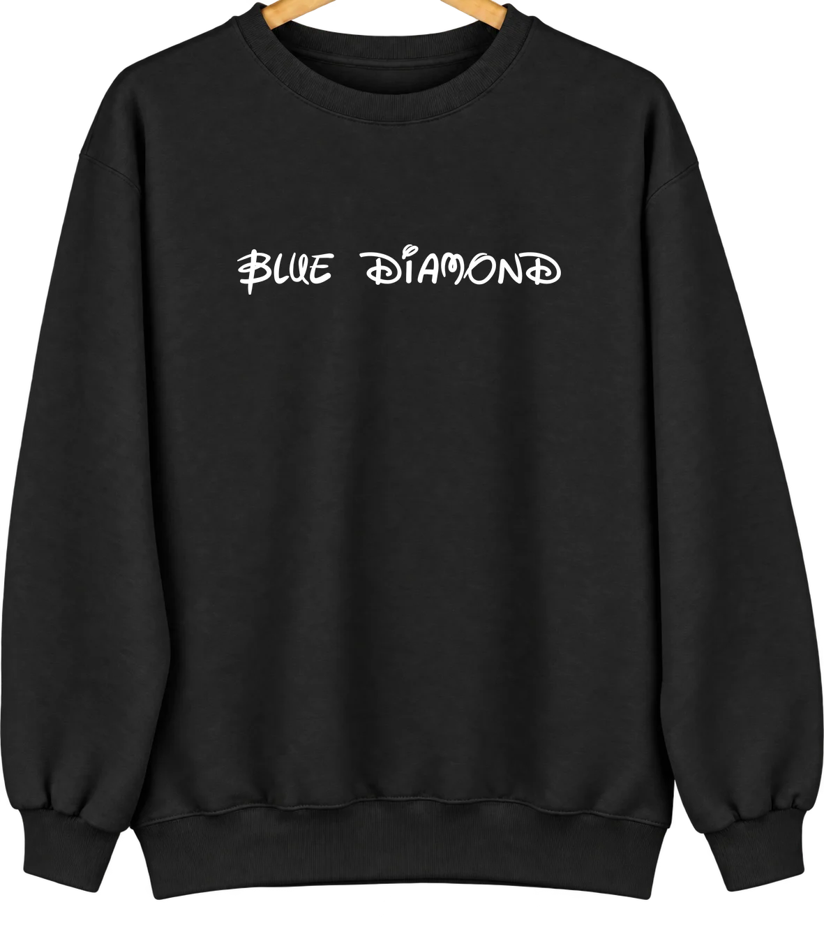 Blue Diamond, Nevada Hometown Crewneck — Black