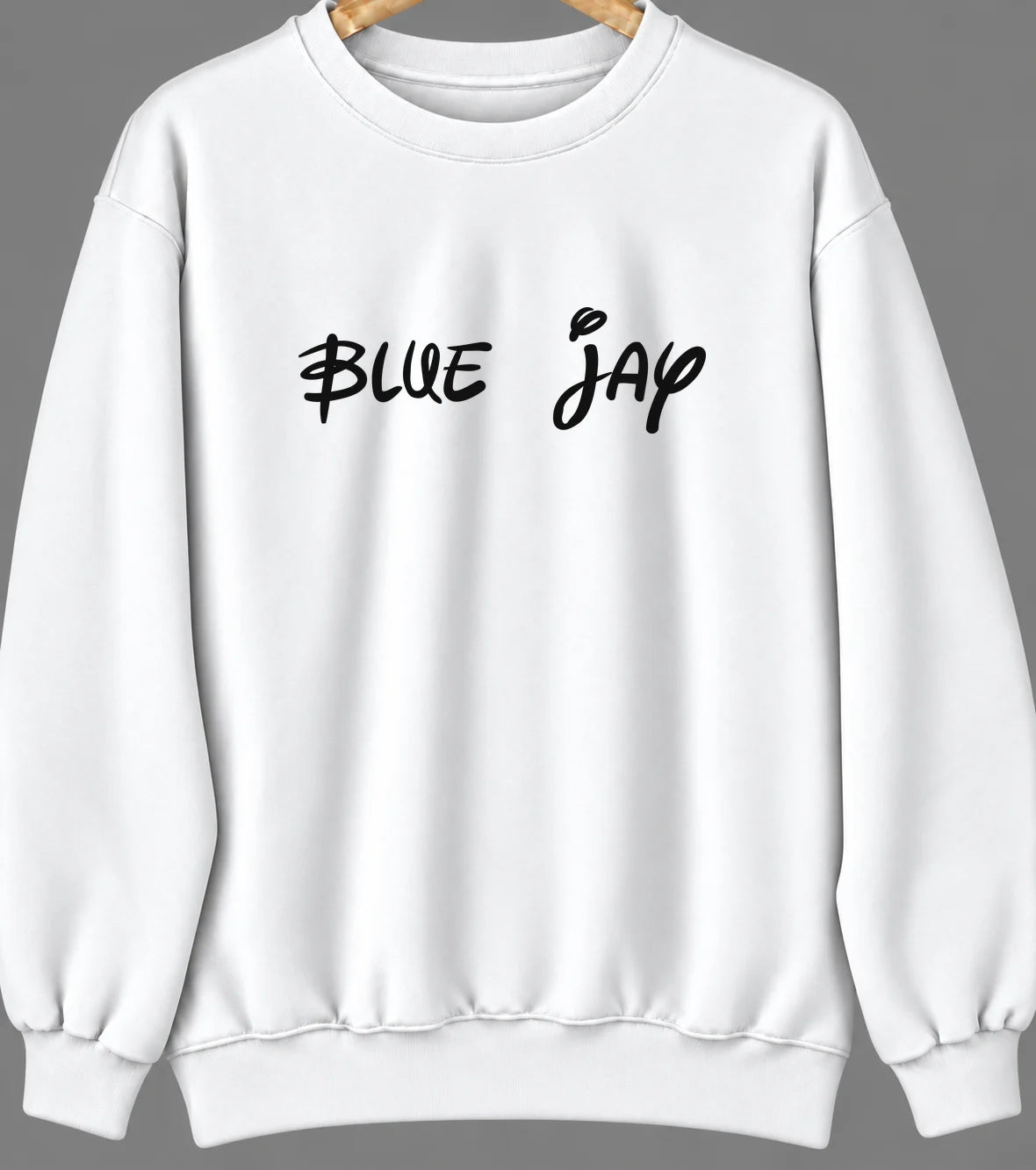 Blue Jay, Ohio Hometown Crewneck — White