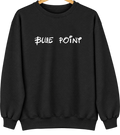 Blue Point, New York Hometown Crewneck — Black