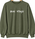 Blue Ridge, Georgia Hometown Crewneck — Military Green