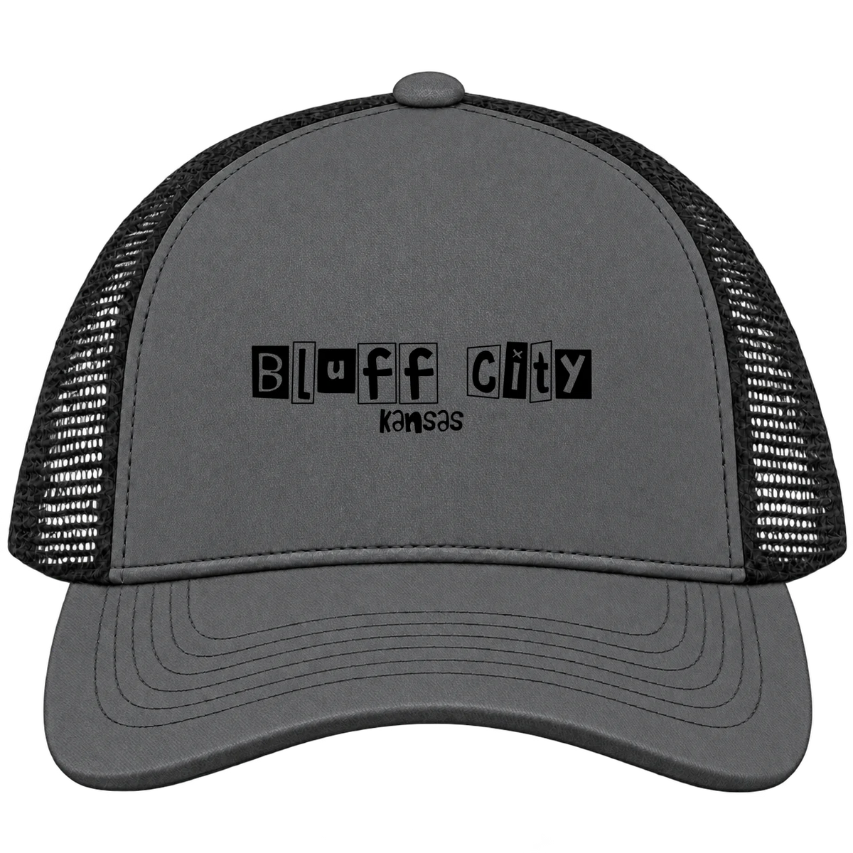 Bluff City, Kansas Hometown Trucker Cap