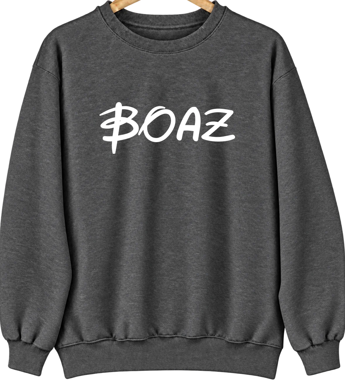 Boaz, Alabama Hometown Crewneck — Dark Heather
